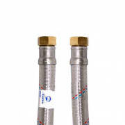 Подводка для воды гибкая Industrias Mateu FILBOR (Гайка/Гайка) - 3/4" (длина 1500 мм)