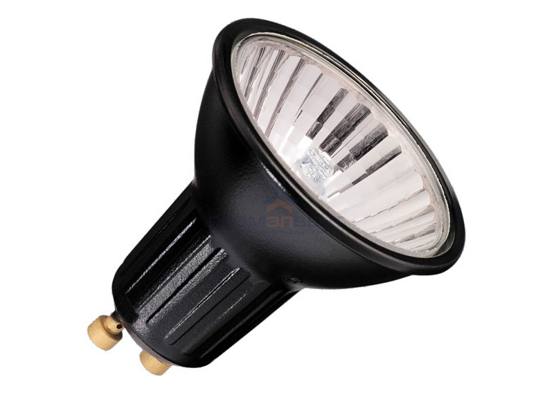 Лампа галогенная BLV Highline Black 50W 35° 220V GU10 отражатель black/черный