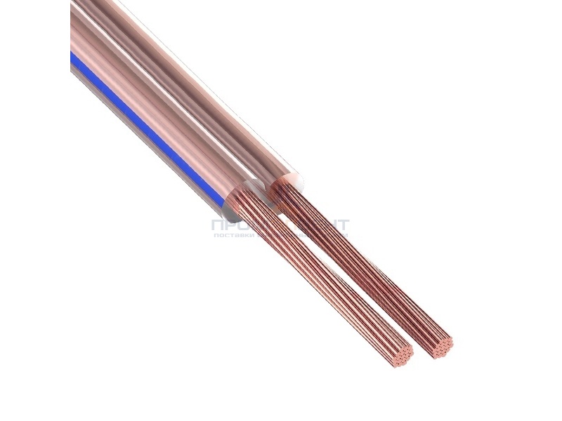 Кабель акустический 2х1,5 PROconnect BLUELINE прозрачный