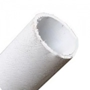 Труба ПВХ жёсткая атмосферостойкая д.40мм, лёгкая, цвет серый [3м/шт, уп.30м]