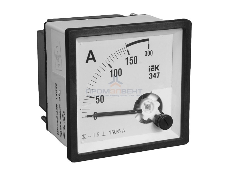 Амперметр Э47 300/5А кл. точн. 1,5 72х72мм